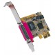 Adaptor PCI-e la port paralel LPT DB25, Oxford chipset
